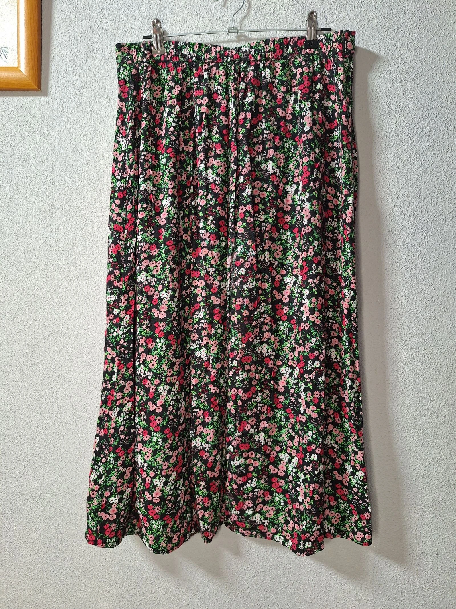 Naf Naf midi skirt M 100% viscose floral print – photo 3